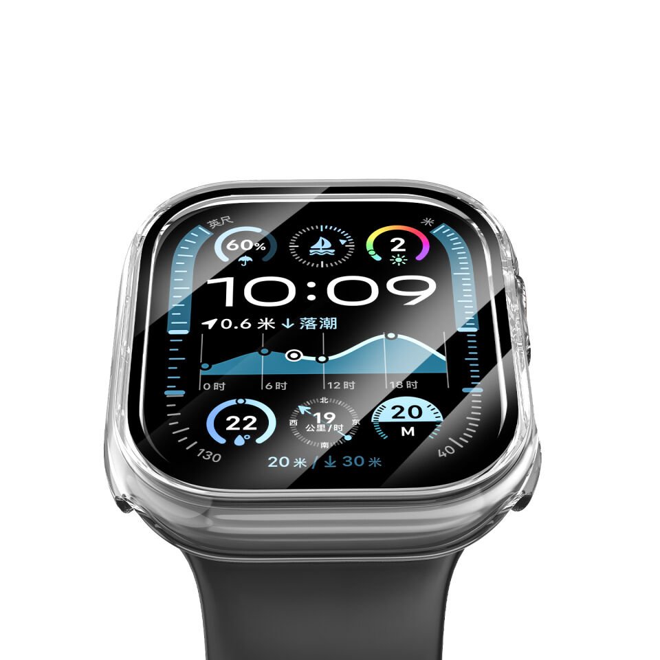 Wiwu Apple Watch 10 46mm Kasa Koruyucu + HD Ekran Koruyucu Film