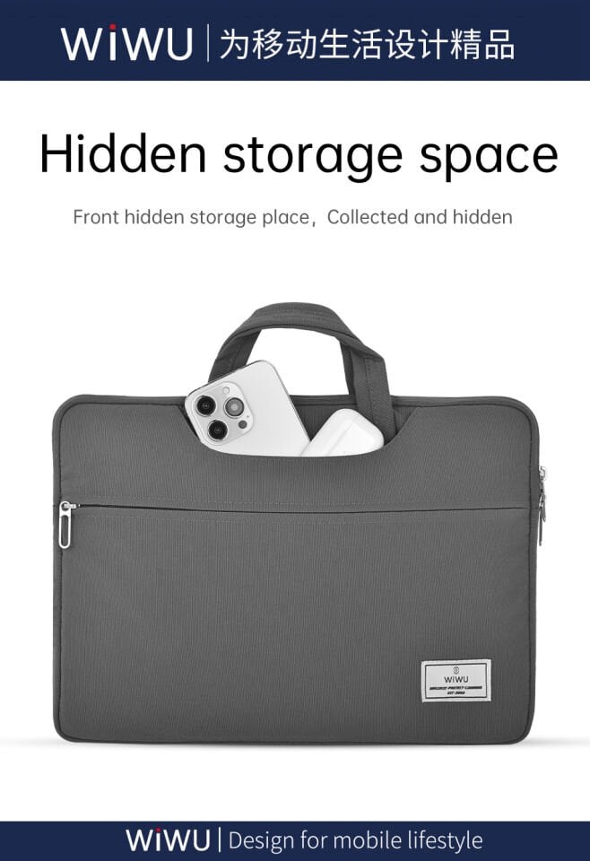 Wiwu 14'' Vivi Laptop Çanta Siyah