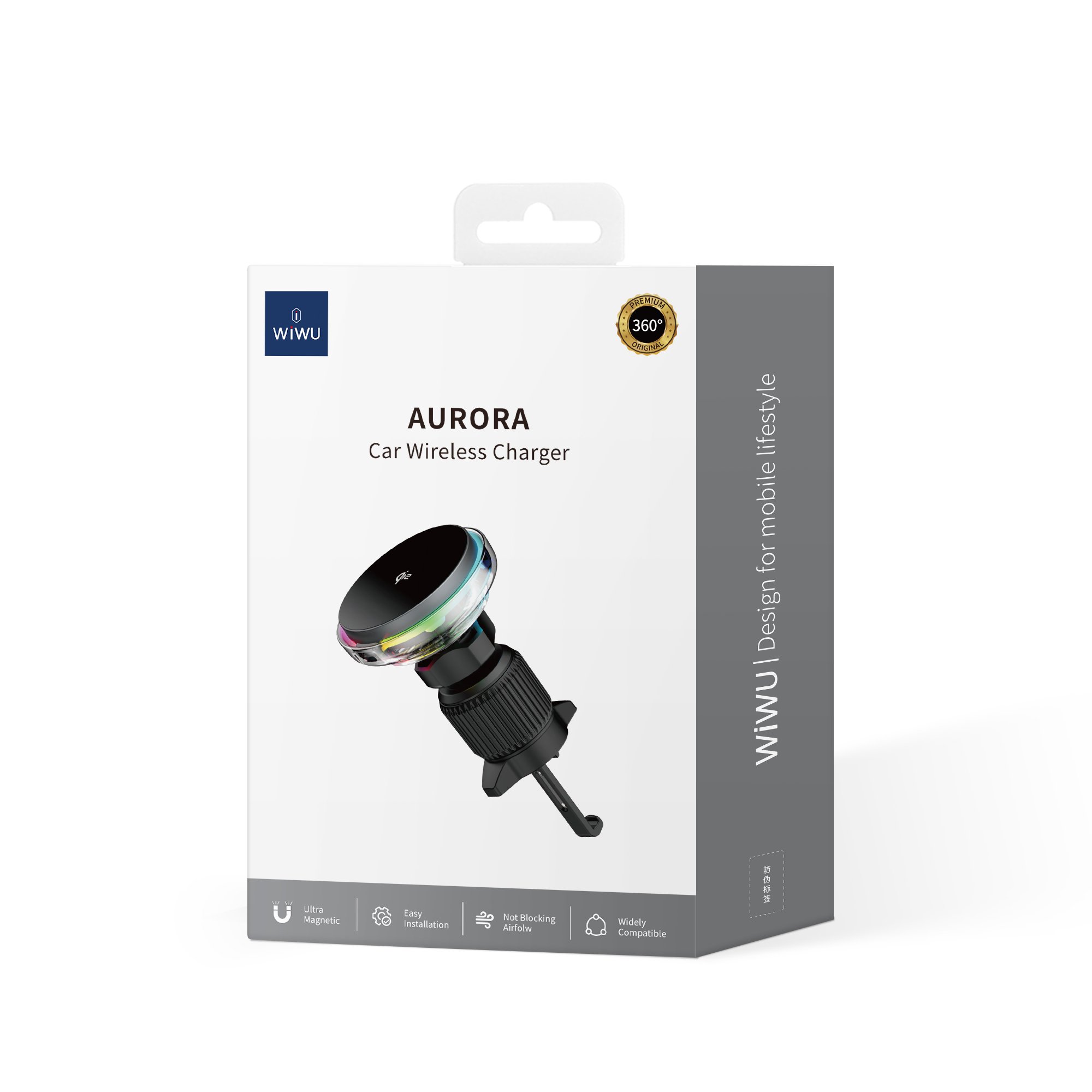 Wiwu Magsafe Şarj özellikli RGB Işıklı Telefon Tutucu