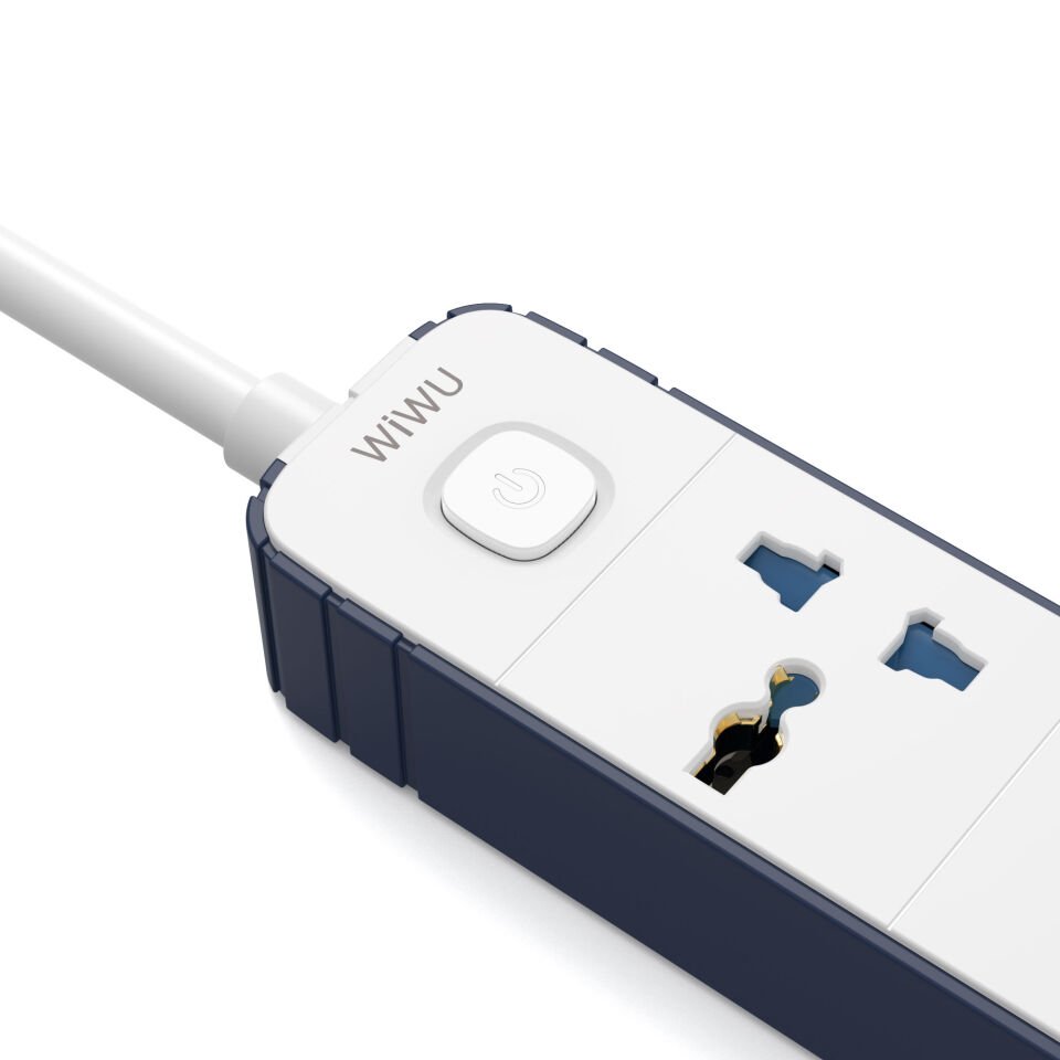 Wiwu Çok Fonksiyonlu 20W Çoklu Priz 2xType c - 2xUSB - 4x SC