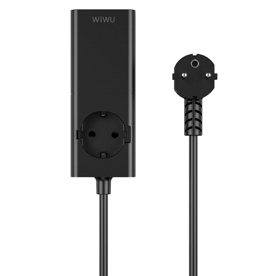 Wiwu S004 GaN Tech 2 Type-C ve 2 USB-A Priz 100W 150cm