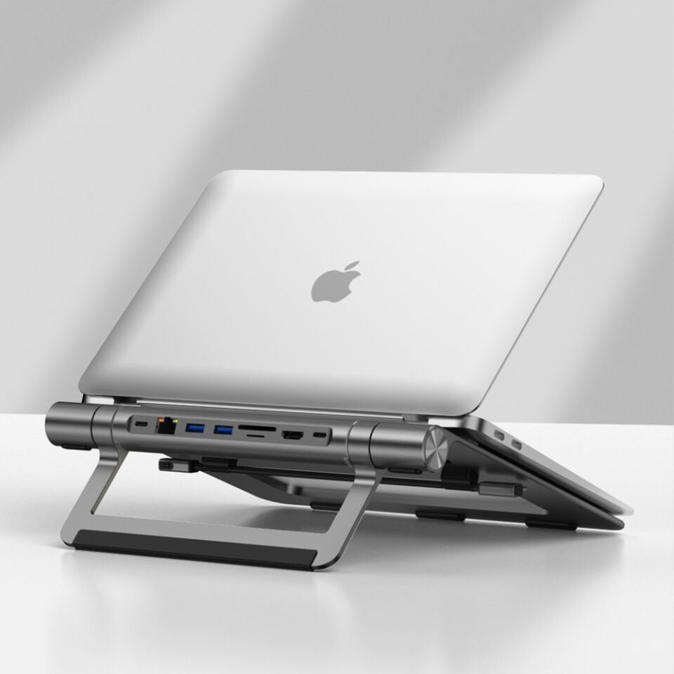 Wiwu Laptop Stand With 8-in-1 Type-C Hub