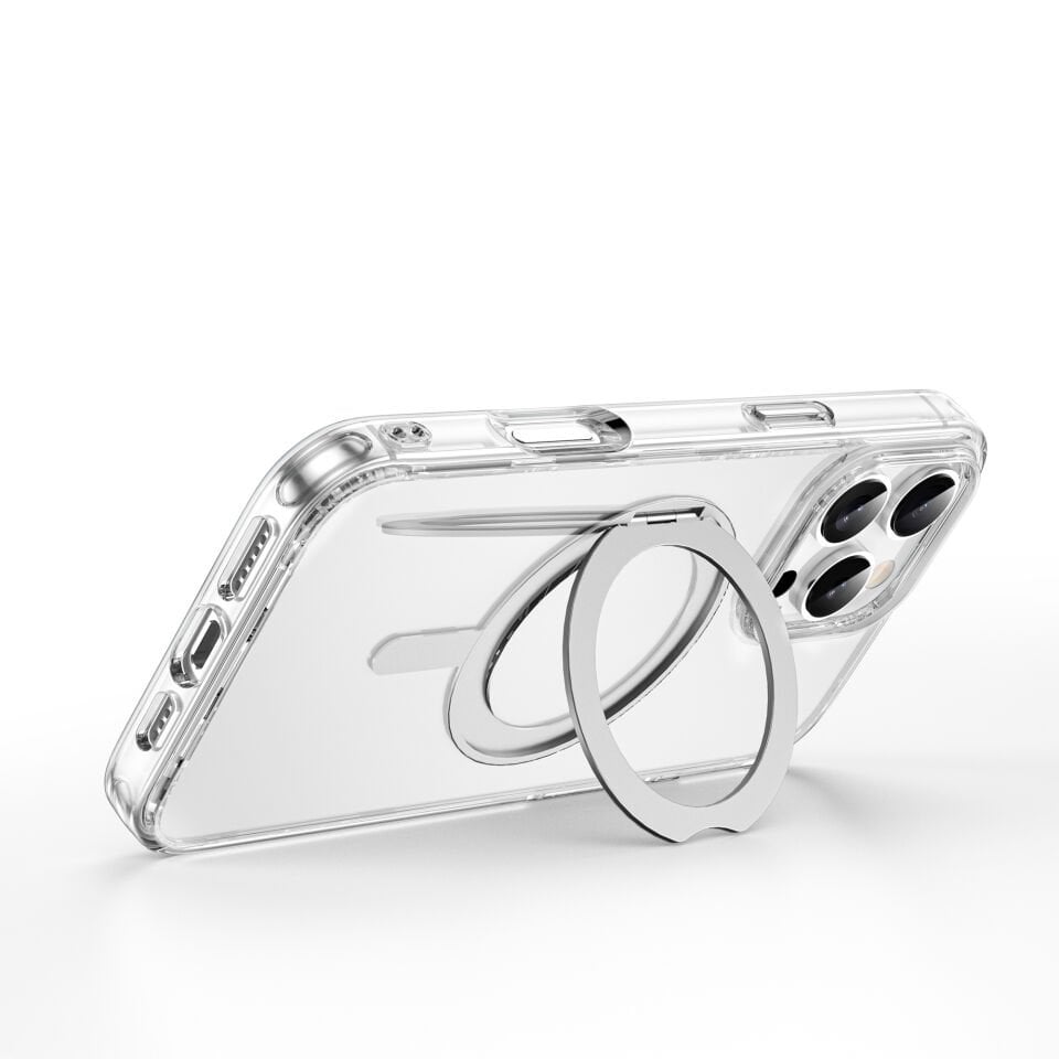 Wiwu 16 Pro Magsafe Standlı Kılıf Şeffaf