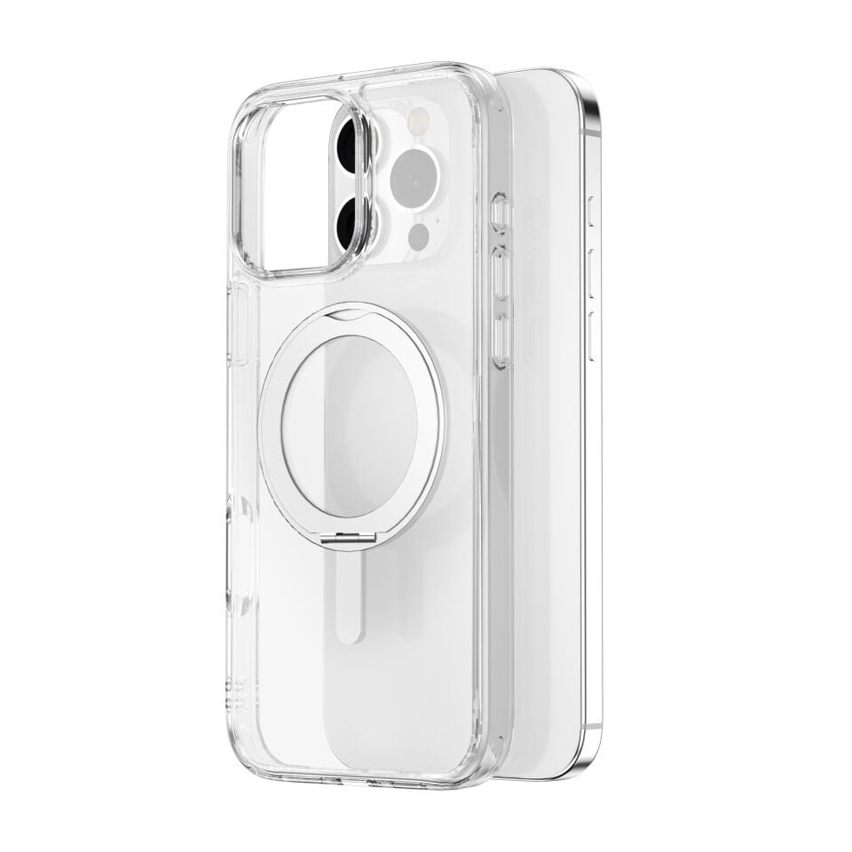 Wiwu MCC-201 16 Pro Magsafe Standlı Kılıf Şeffaf