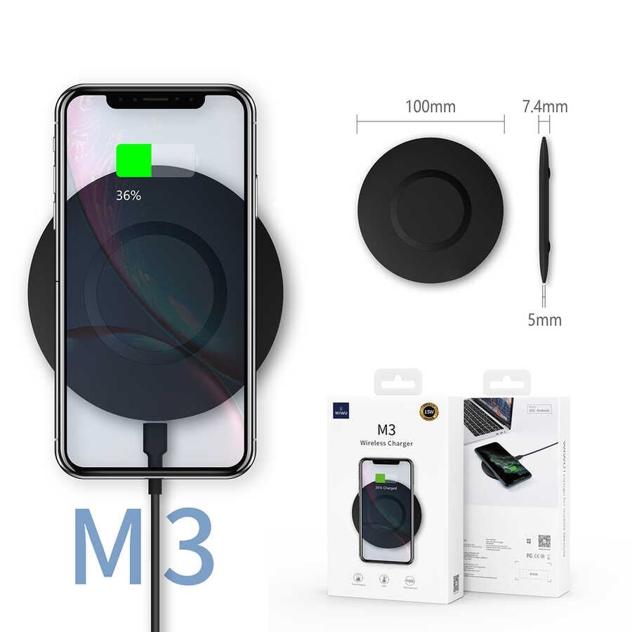 Wiwu M3 Wireless Charger 15W
