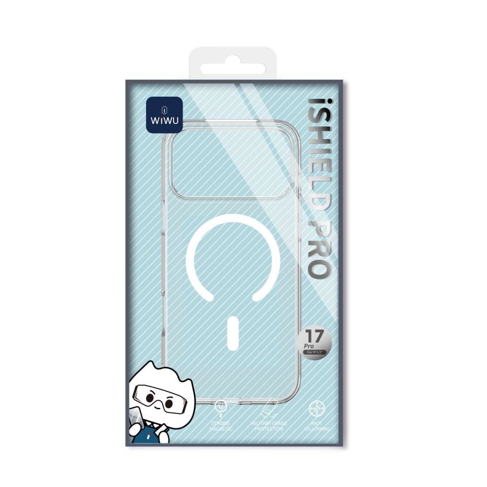 Wiwu MCC-101 iShield 17 Pro Magsafe Şeffaf Kılıf