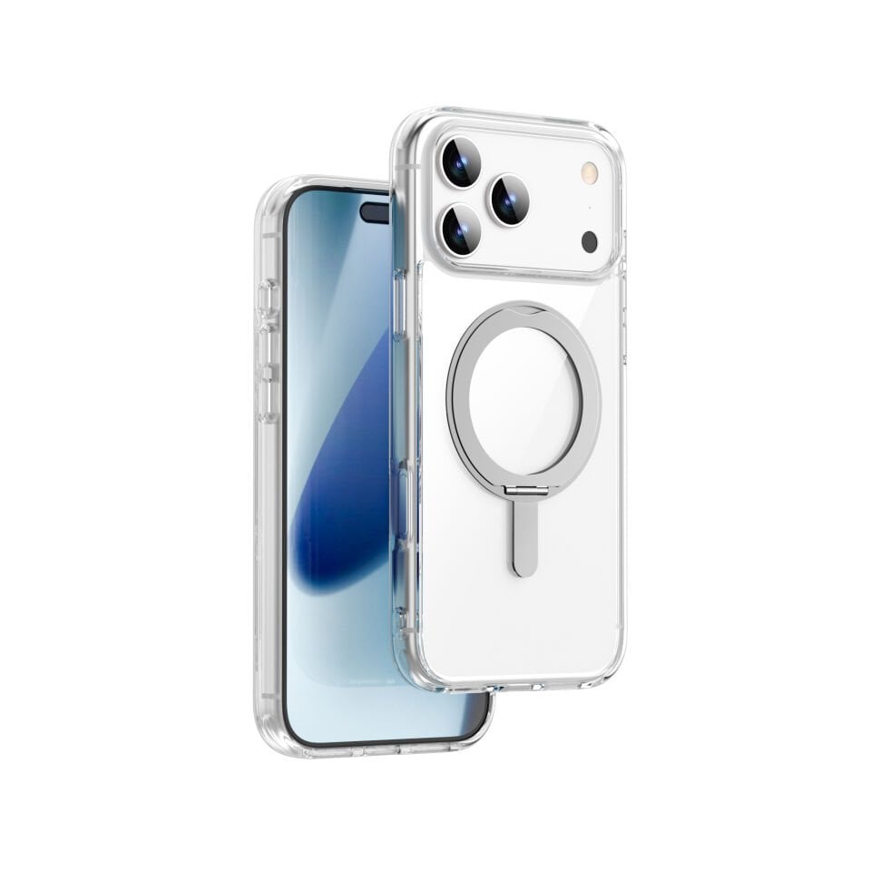 Wiwu MCC-201 17 Pro Magsafe Standlı Şeffaf Kılıf