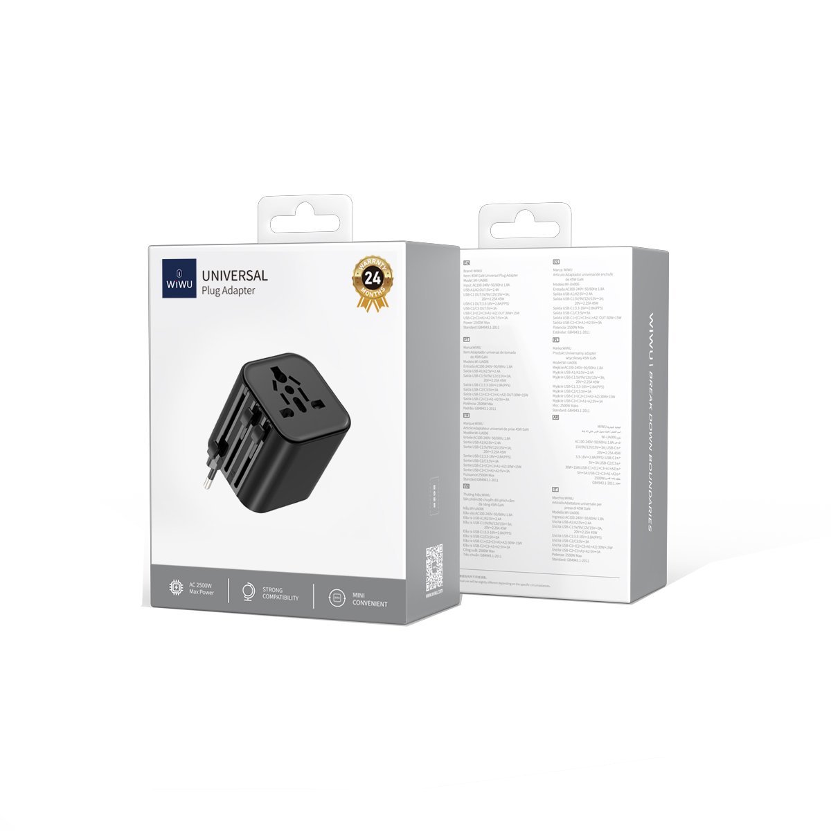 Wiwu UA005 Universal Adaptör 2500W