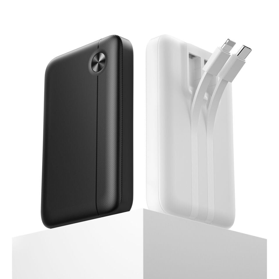 Wiwu Type C - Lightning Kbalolu PD 22.5W 10000mAh Powerbank Siyah