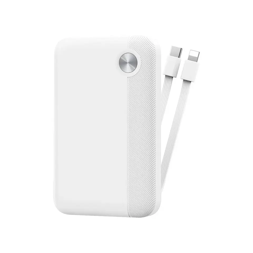 Wiwu P060 Type C - Lightning Kbalolu PD 22.5W 10000mAh Powerbank Beyaz