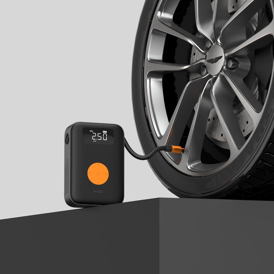 Wiwu Oto Lastik Hava Kompresörü Çok Modlu Dijital Ekranlı