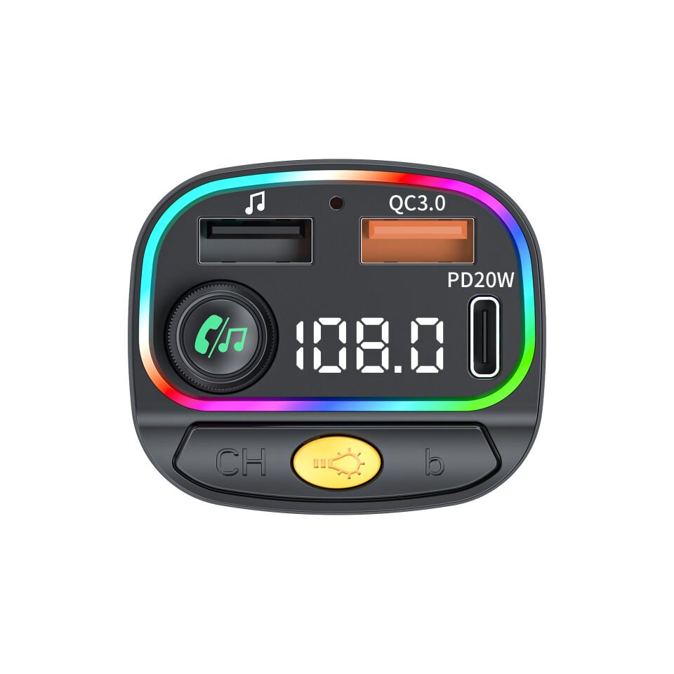 Wiwu QC031 Bluetooth 5.3 FM Transmitter 38W Hızlı Şarj