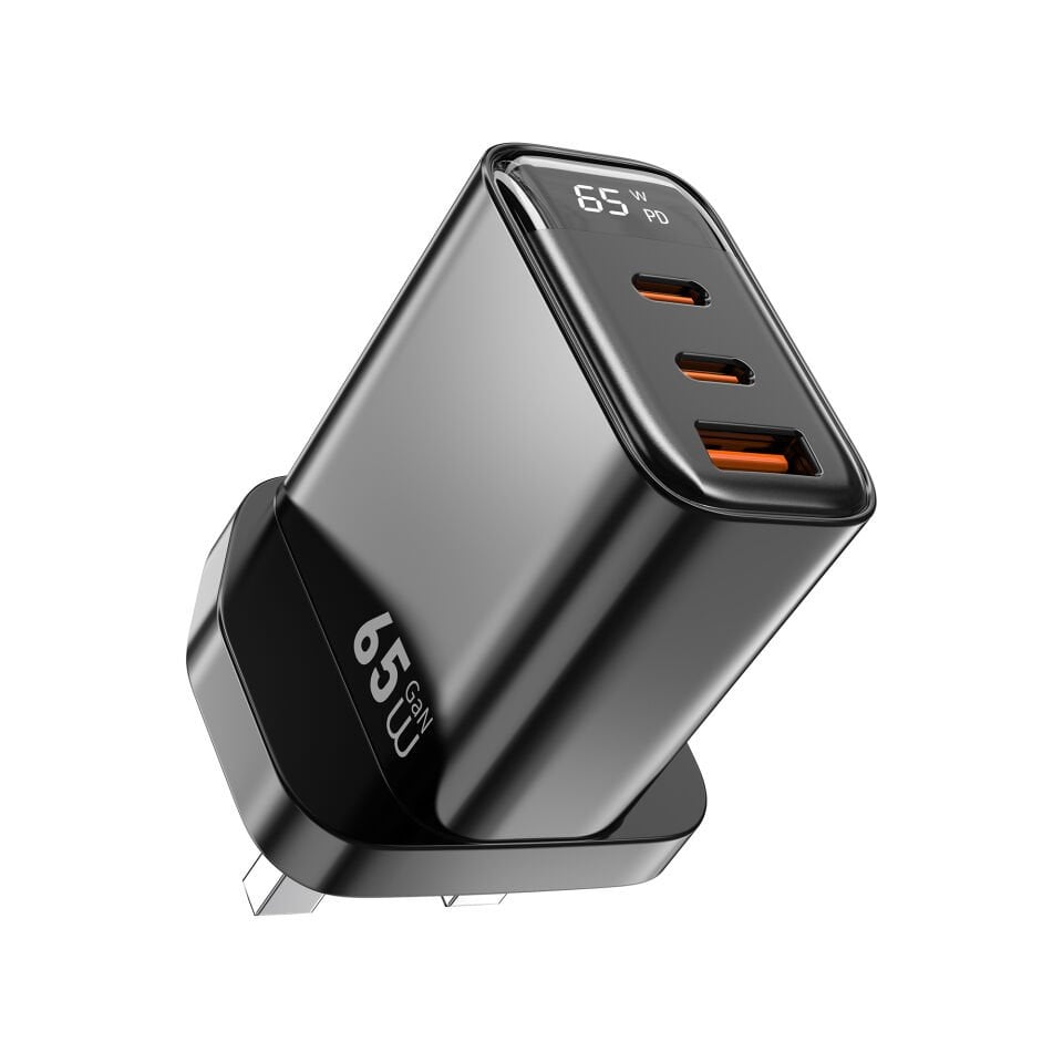 Wiwu G012 65W PD Gan Hızlı Şarj 2xType-c 1xUSB