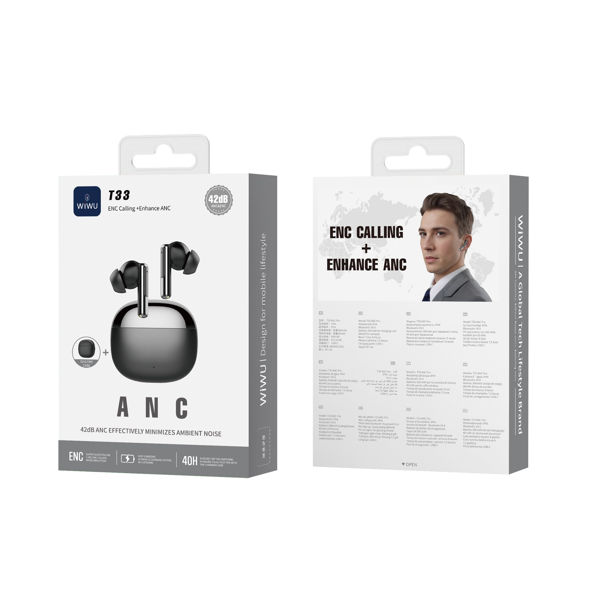 Wiwu T33 Pro ANC/ENC Özellikli Kulaklık