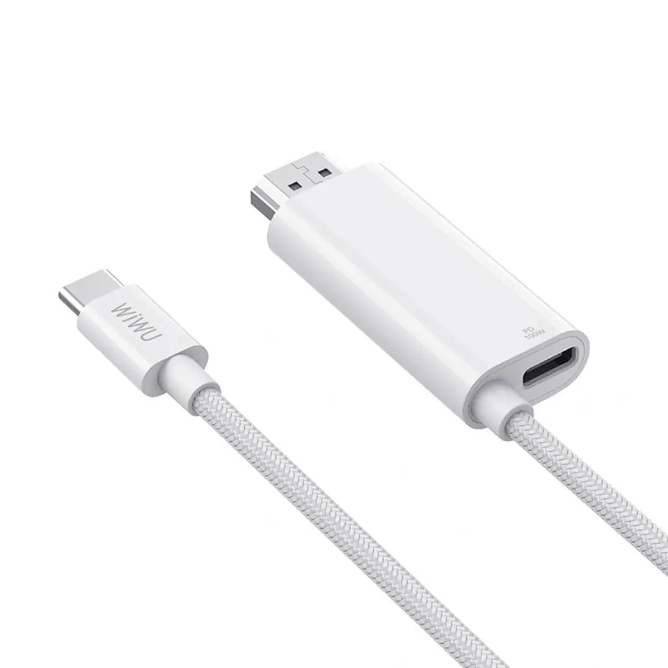 Wiwu Type-C to HDMI PD Şarj ve Projeksiyon Kablosu 1.8M