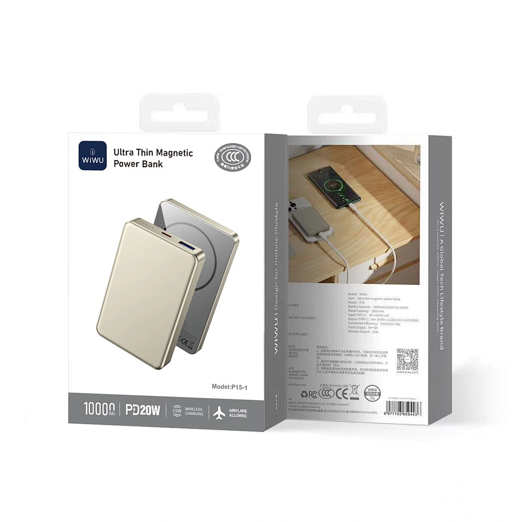 Wiwu Ultra İnce 10000mAh Magsafe Powerbank