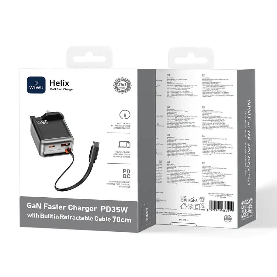 Wiwu Helix 35W Gan Hızlı Şarj