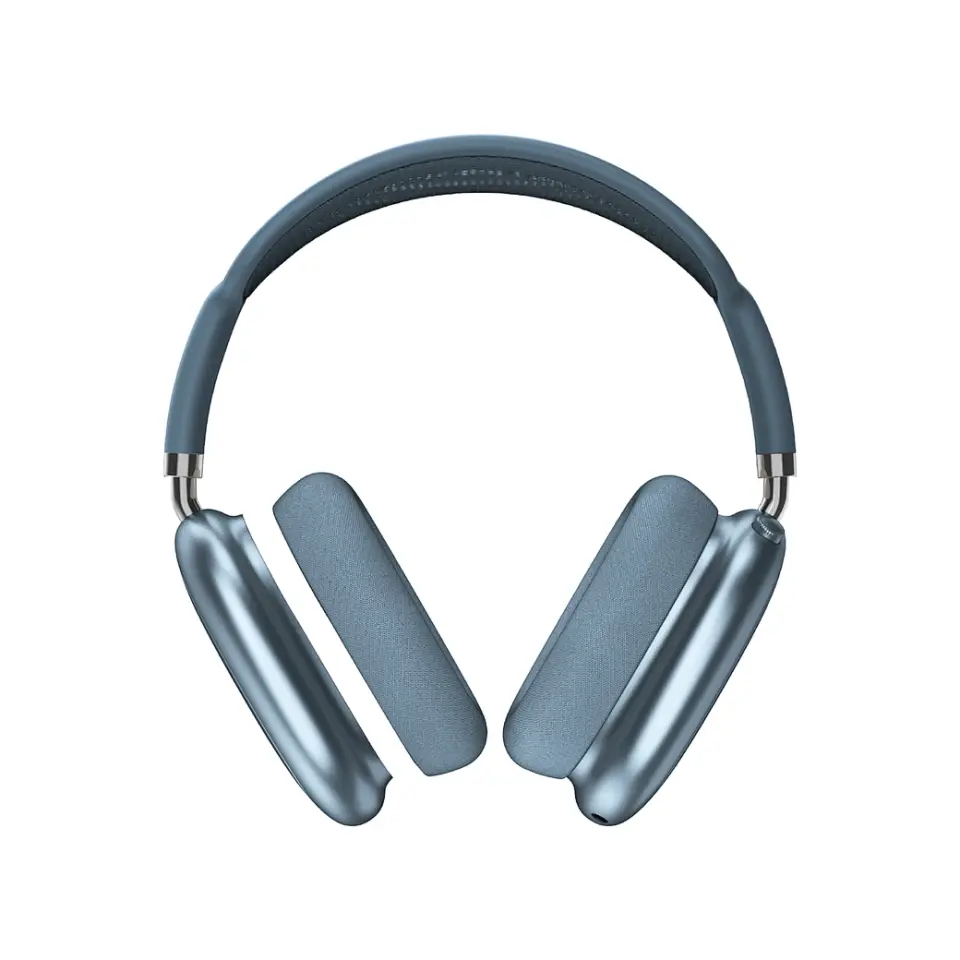 Wiwu Airbuds Max Kulak Üstü Bluetooth Kulaklık Mavi