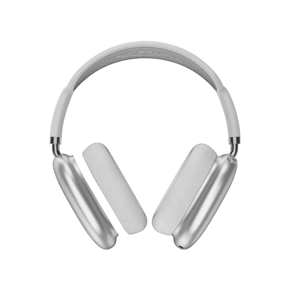 Wiwu Airbuds Max Kulak Üstü Bluetooth Kulaklık Silver