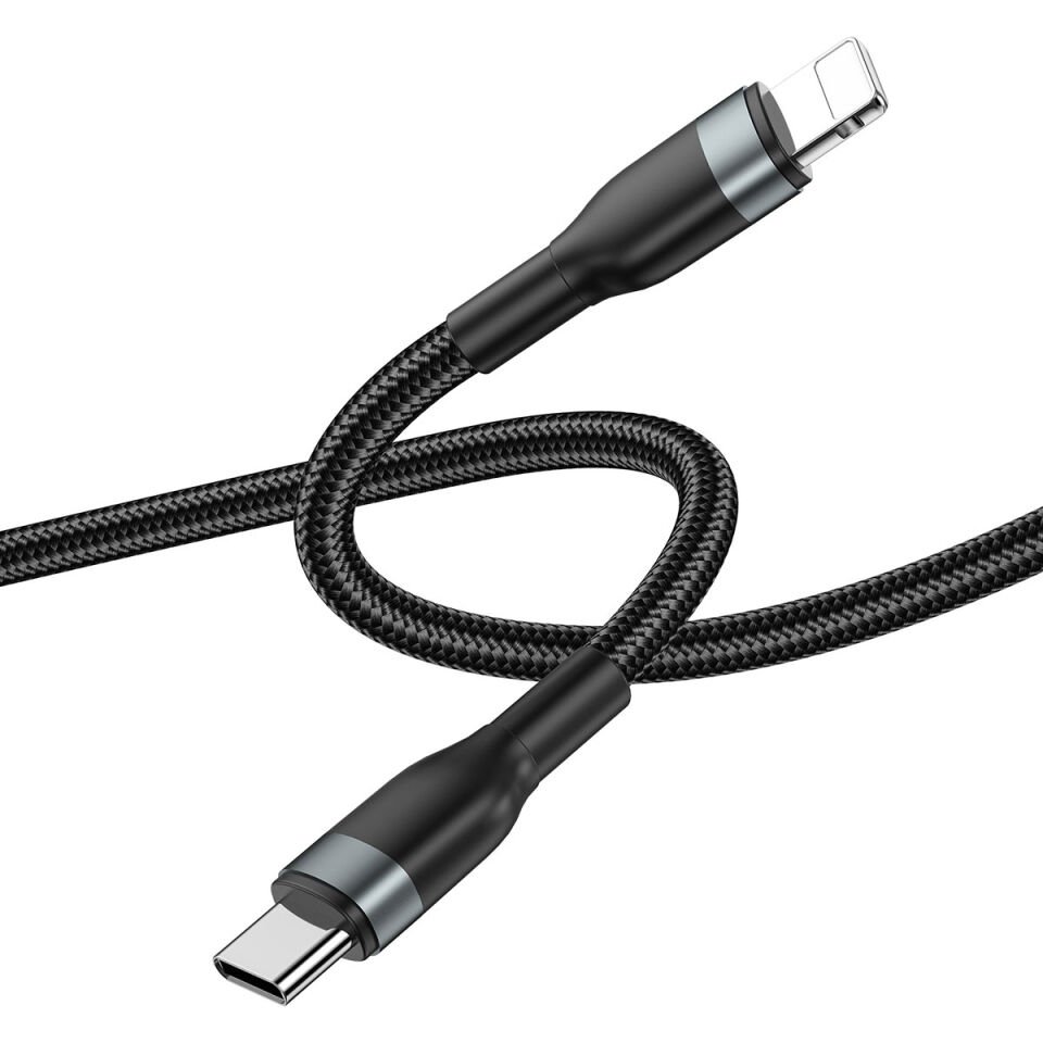 Wiwu Concise 30W Type-C to Lightning PD Data ve Şarj Kablosu 1.2mt C - L