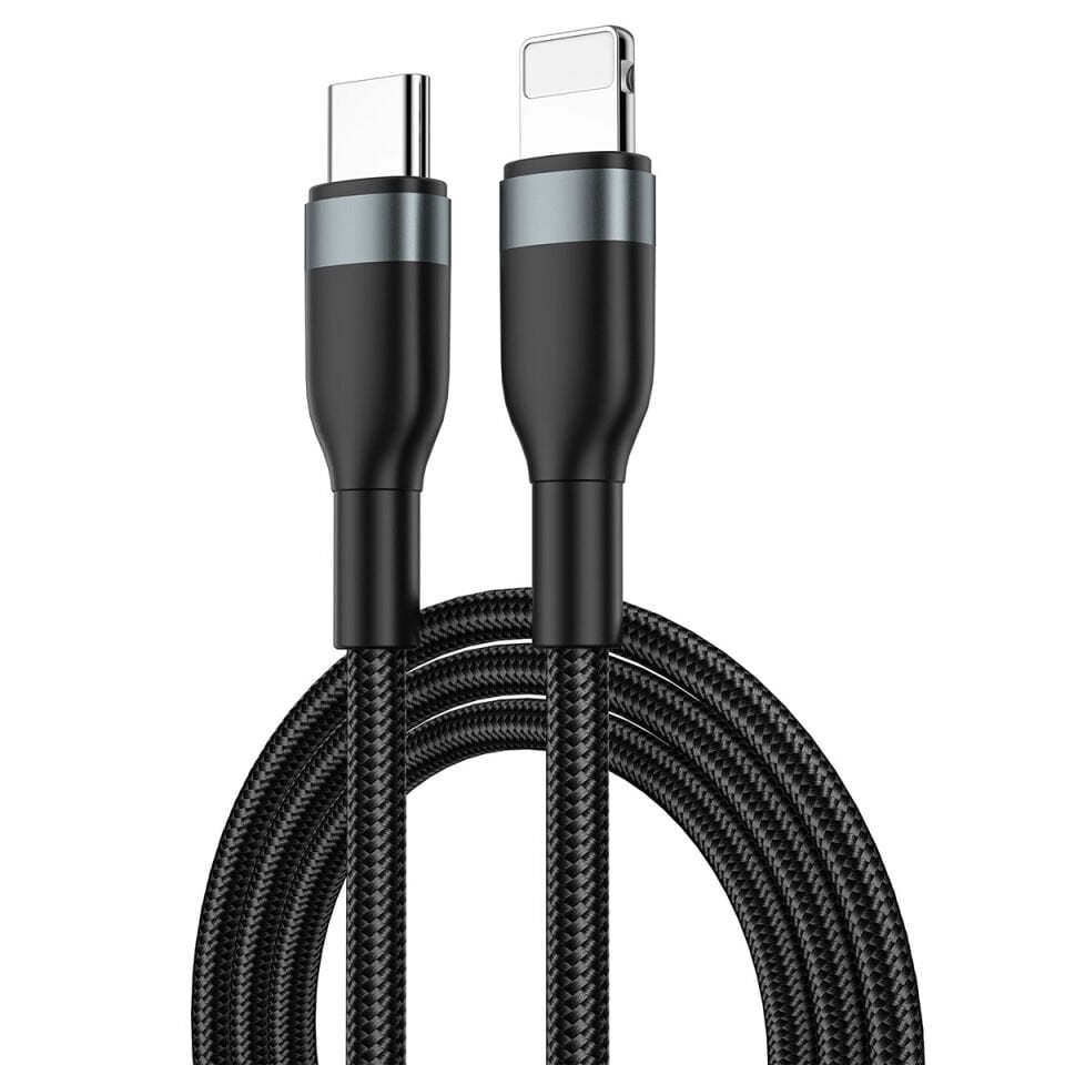 Wiwu Concise 30W Type-C to Lightning PD Data ve Şarj Kablosu 1.2mt C - L