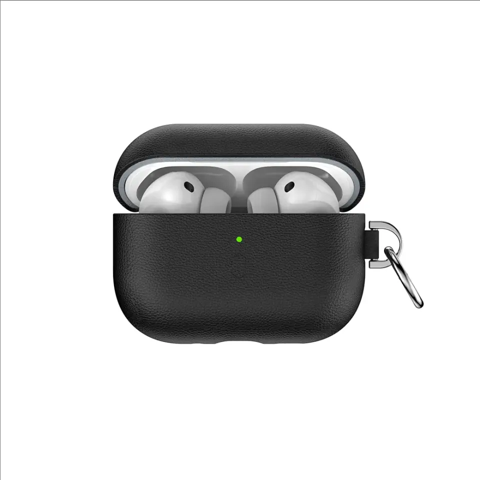 Wiwu AirPods Pro3 Siyah Deri Kılıf