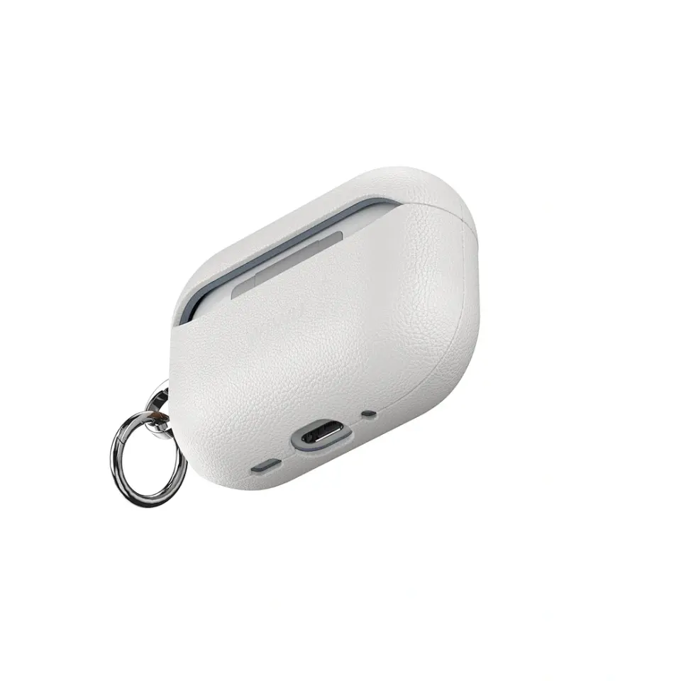 Wiwu Wiwu AirPods Pro3 Beyaz Deri Kılıf