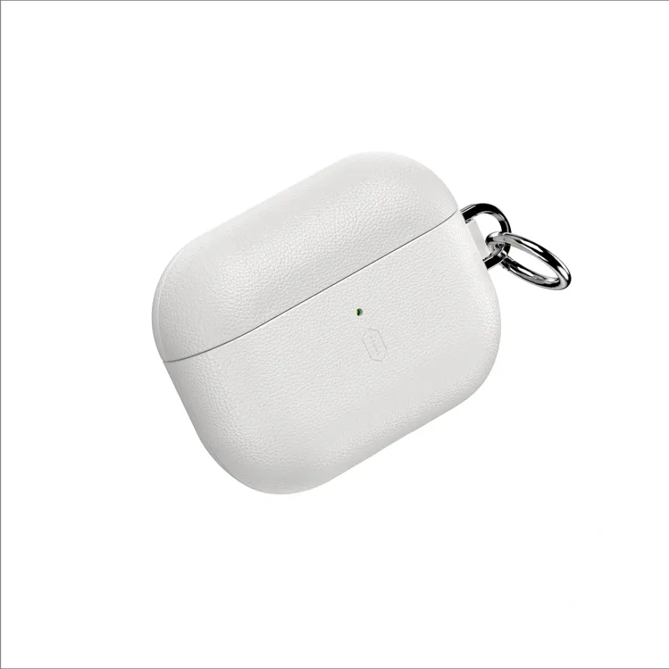 Wiwu Wiwu AirPods Pro3 Beyaz Deri Kılıf