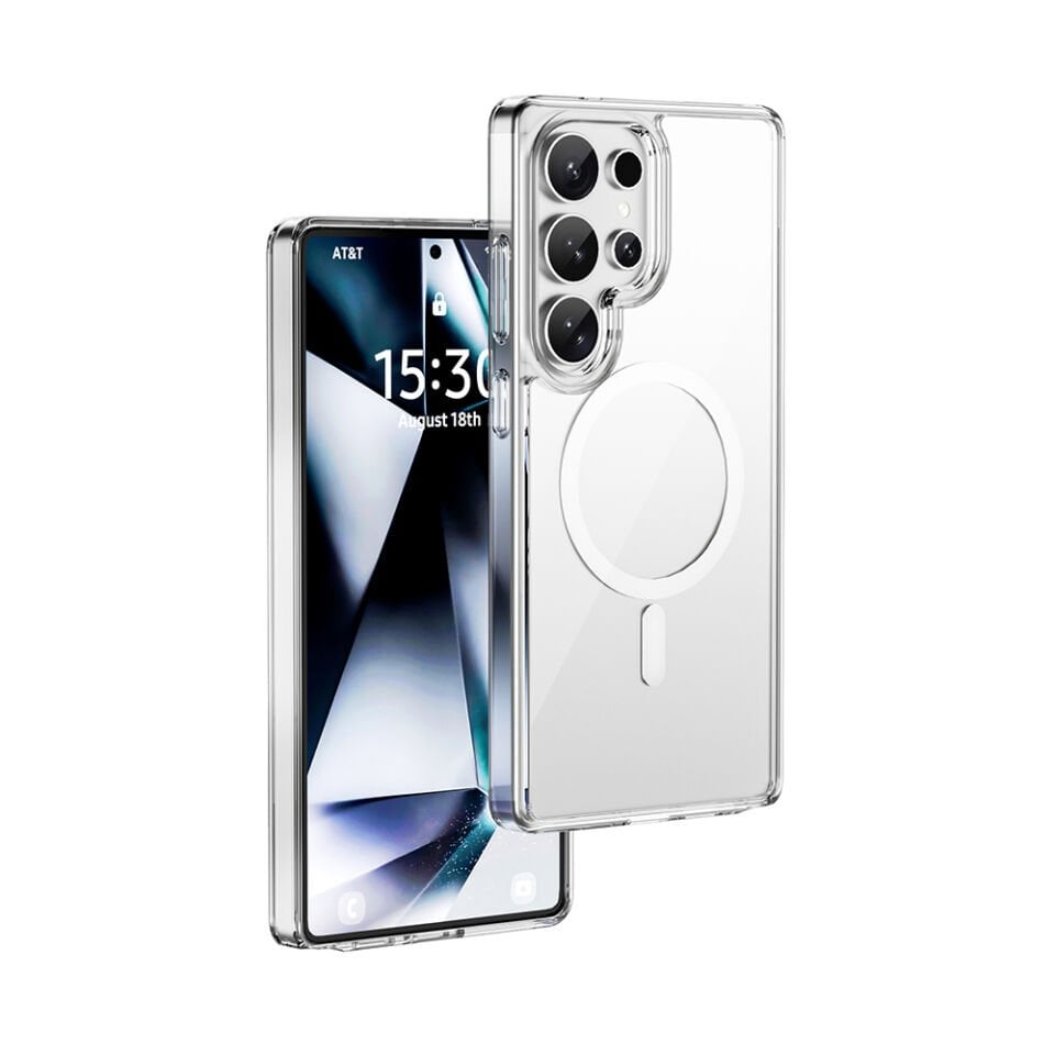 Wiwu İshield S26 Ultra Şeffaf Magsafe Kılıf