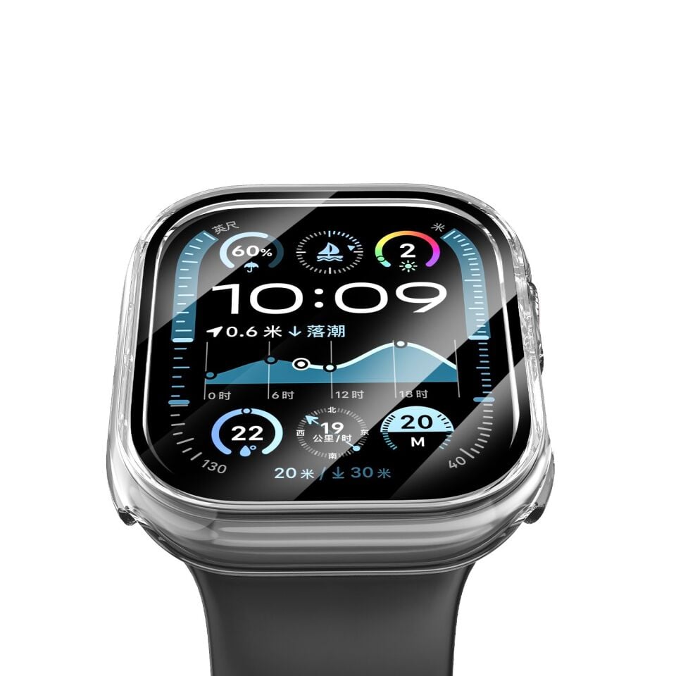 Wiwu Apple Watch 49mm Kasa Koruyucu + HD Ekran Koruyucu Film