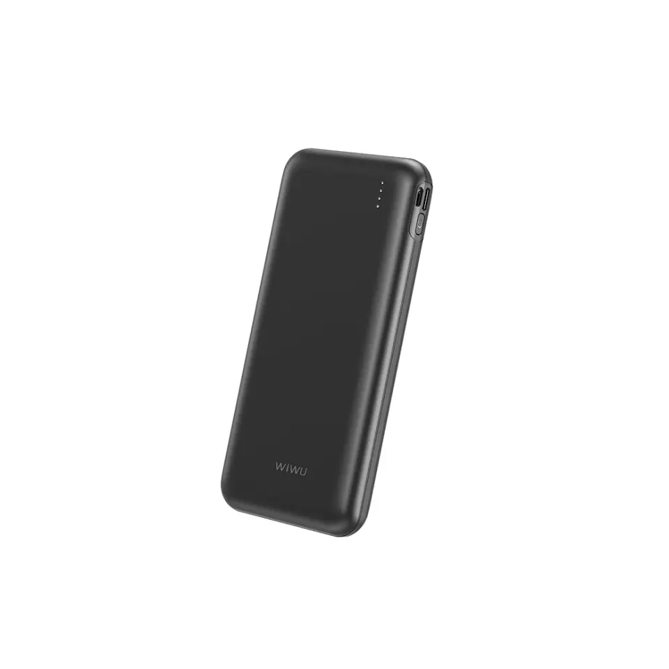 Wiwu Essen Serisi Kablolu 10000mAh Powerbank Siyah